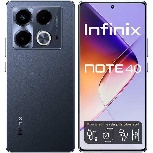 Infinix Note 40 8GB/256GB černý Černá