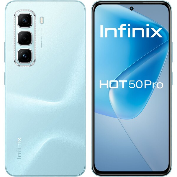 Infinix Hot 50 Pro 8+128GB Glacier Blue Modrá