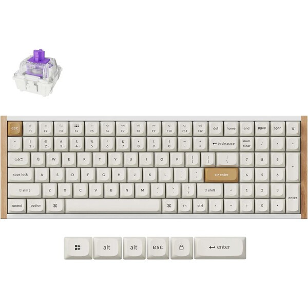 Keychron K4 HE K4H-Q1 Bílá
