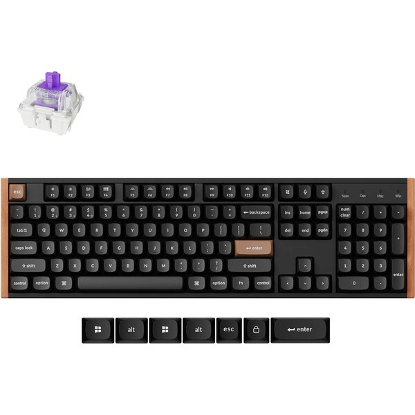 Keychron K10 HE K10H-F1 Černá