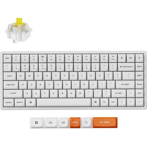 Keychron K2 Max K2M-Q4 Bílá