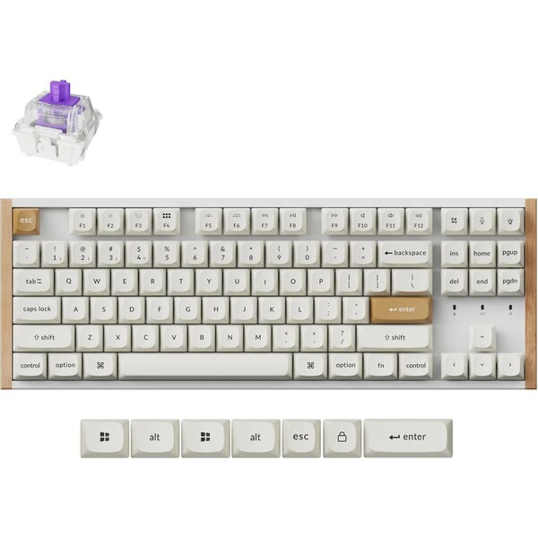Keychron K8 HE K8H-Q1 Bílá
