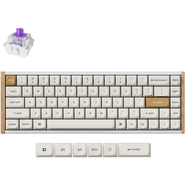 Keychron K6 HE K6H-Q1 Bílá