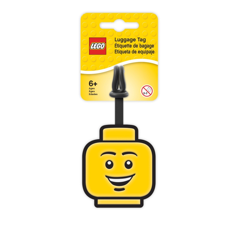 LEGO Iconic Jmenovka na zavazadlo - Hlava kluka
