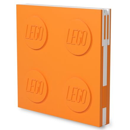 LEGO Zápisník s gelovým perem jako klipem - oranžový SmartLife s.r.o.