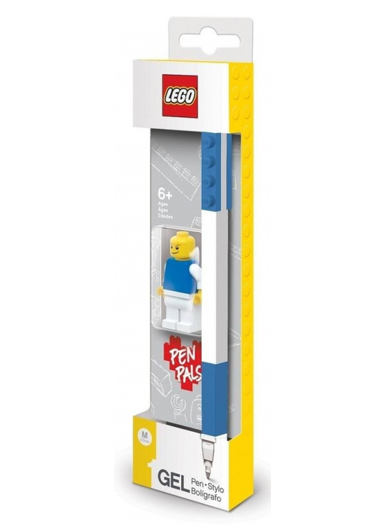 LEGO Gelové pero s minifigurkou, modré - 1 ks