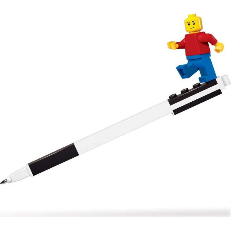 LEGO Gelové pero s minifigurkou, černé - 1 ks