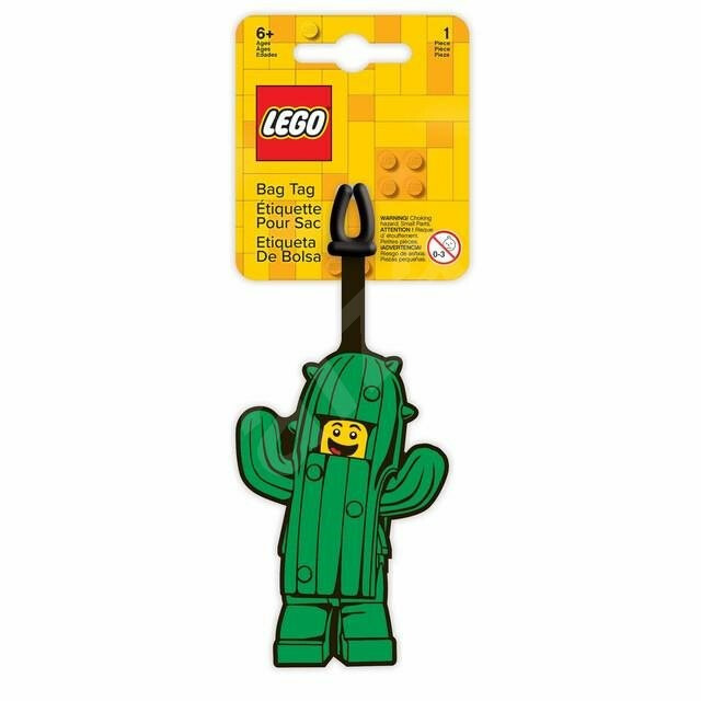 Lego® iconic jmenovka na zavazadlo - kaktus