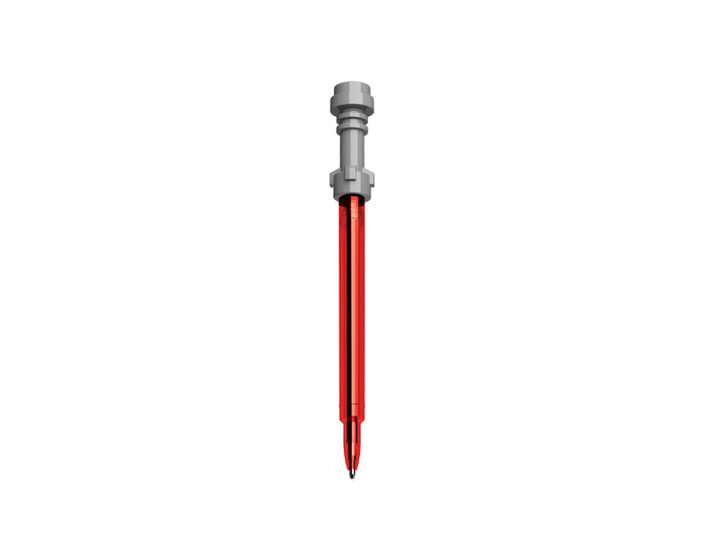 LEGO Star Wars gelové pero Světelný meč - červené
