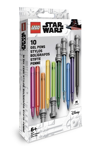 LEGO Star Wars Set Gelových per, světelný meč - 10 ks
