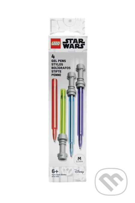 LEGO Star Wars Set Gelových per, světelný meč - 4 ks