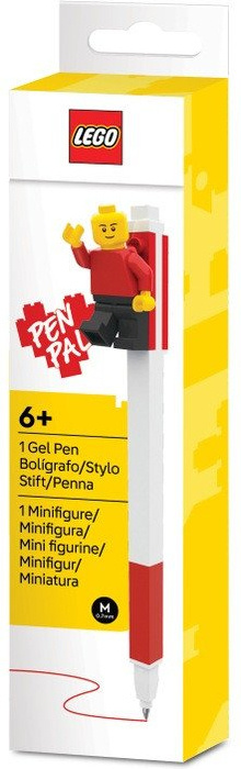 LEGO® Gelové pero s minifigurkou, červené LEGO Trading s.r.o.