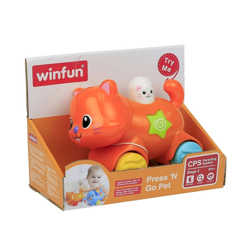 Domácí mazlíčci Push & Go Cat