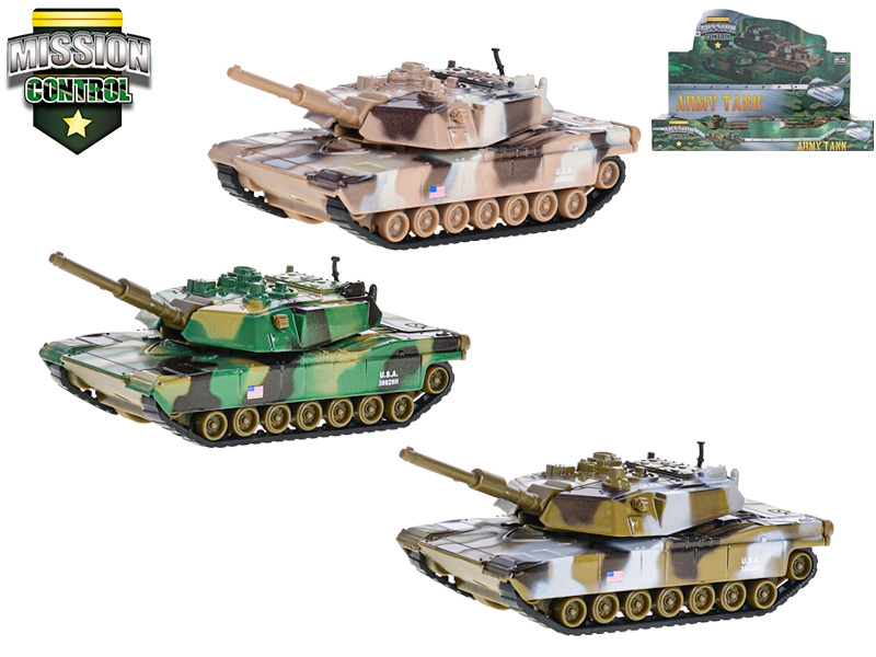 Tank kov 12cm na zpětné natažení