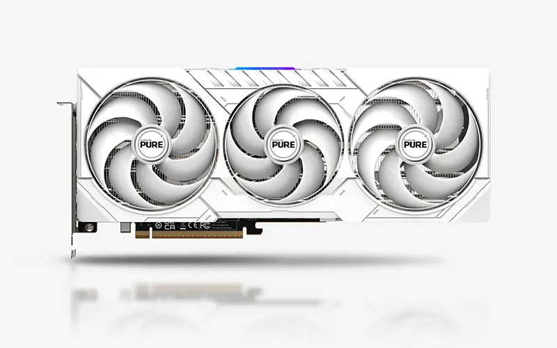 Sapphire PURE AMD Radeon RX 9070 XT GAMING OC 16GB, white (11348-02-20G) Bílá