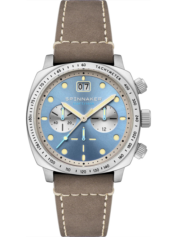 Spinnaker SP-5068-04 Hull Chronograph Sky Blue 42mm 10ATM