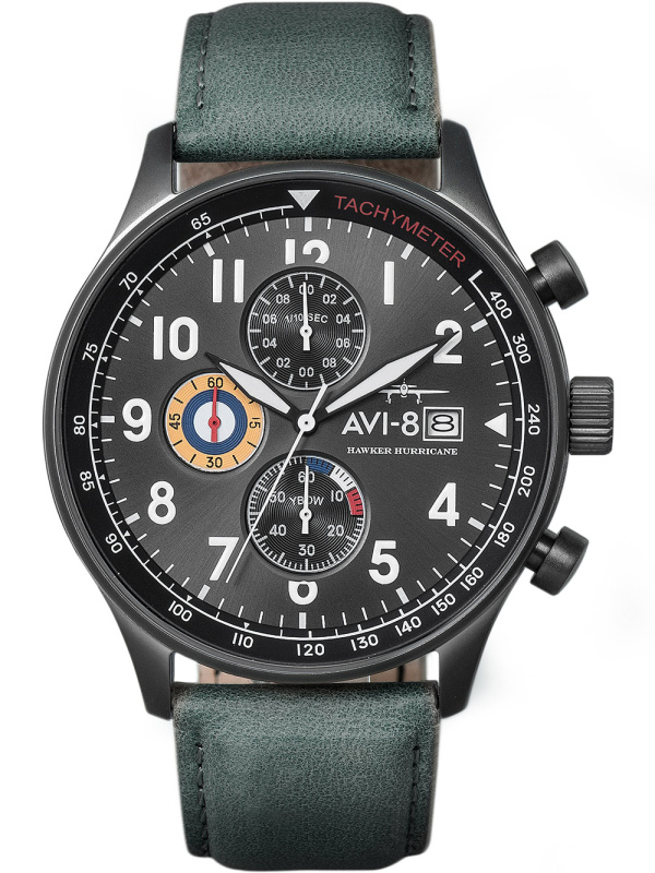 AVI-8 AV-4011-0D Hawker Hurricane Chronograph 42mm