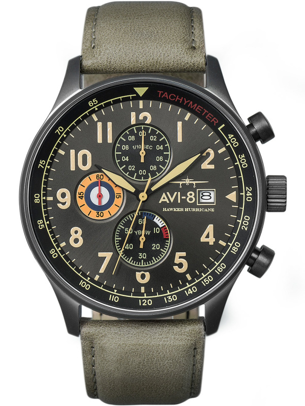 AVI-8 AV-4011-0E Hawker Hurricane Chronograph 42mm