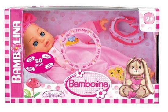 Alltoys Panenka Bambolina Bebe 34 cm s 50 českými slovy