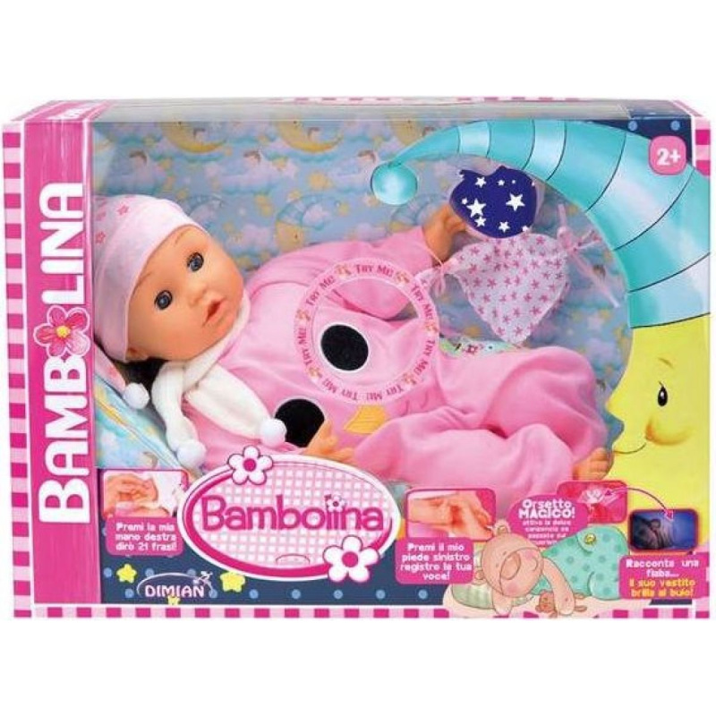 Panenka Bambolina Jasmine s 50 českými slovy
