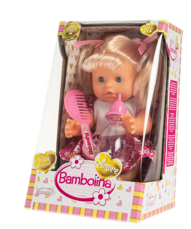 Alltoys česací Bambolina Amore 30 cm s funkcí
