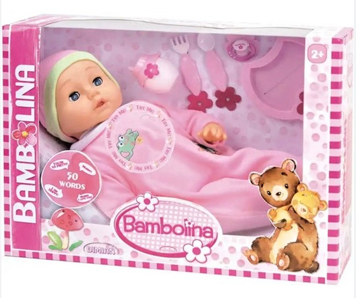 Panenka bambolina sweet s 50 českými slovy