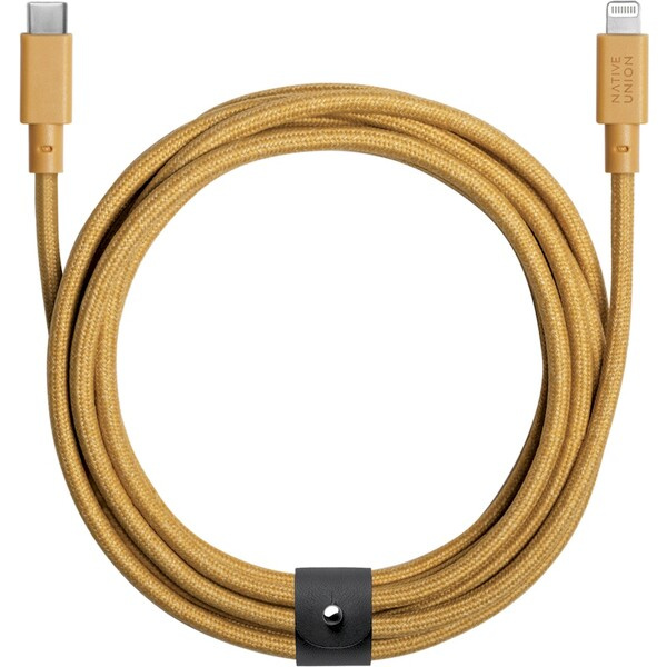 Native Union Belt Cable USB-C/Lightning, 3 m béžový