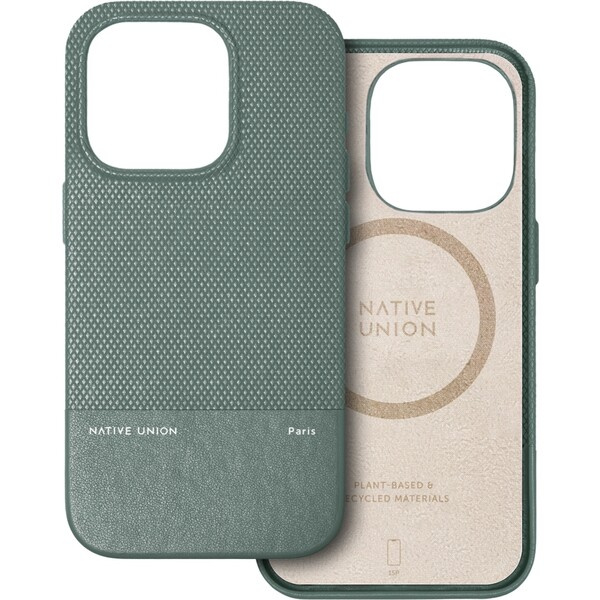 Pouzdro Native Union ReClassic Case Slate zelené iPhone 15 Pro Zelená