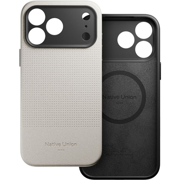 Native Union Active Case MagSafe kryt z recyklovaného materiálu iPhone 17 Pro Max sandstone