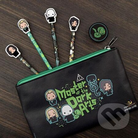 Harry Potter: Školský set v designu Kawaii - Slizolín