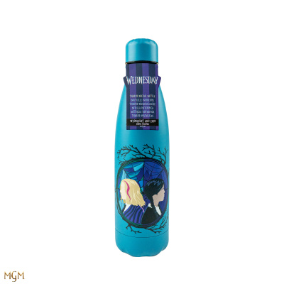 Wednesday Nerezová fľaša 500 ml - Wednesday a Enid