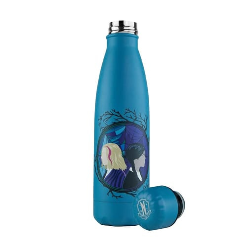Wednesday Nerezová fľaša 500 ml - Wednesday a Enid