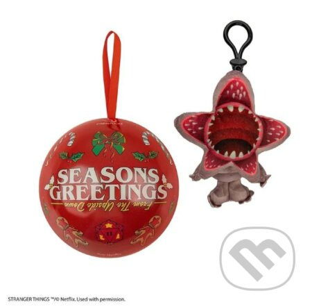Stranger Things Vianočná dekorácia s plyšovou kľúčenkou - Demogorgon