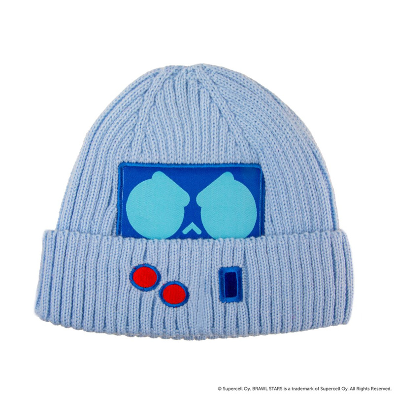 Zimní čepice Brawl Stars 8-Bit, světle modrá