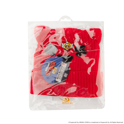 Čepice Brawl Stars - Nite Červená