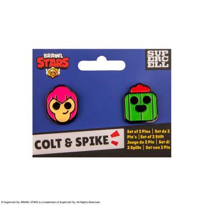 Brawl Stars sada pinů Colt a Spike
