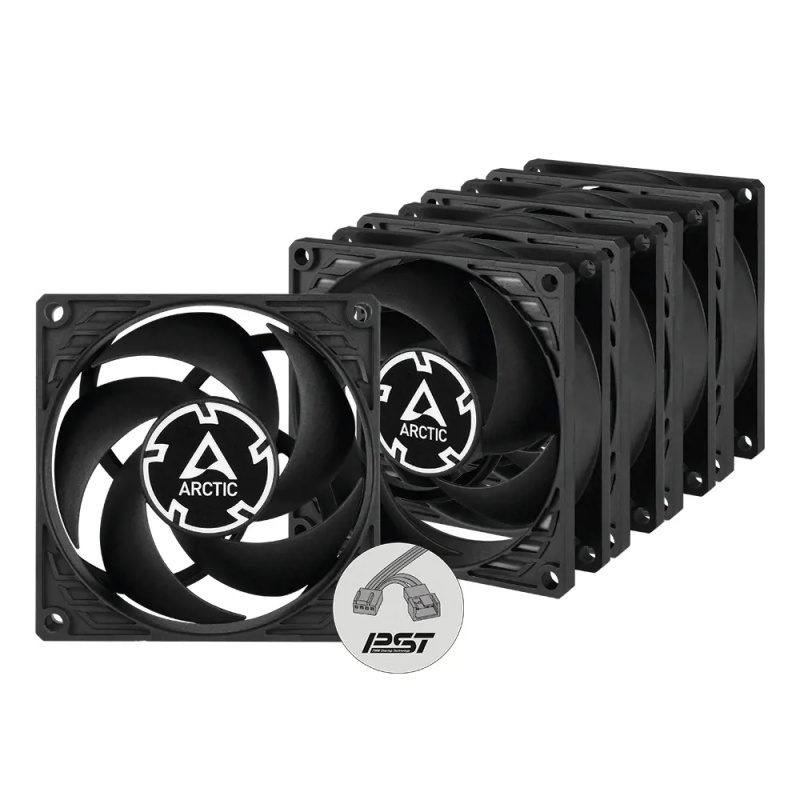 ARCTIC P8 PWM PST Value Pack ACFAN00154A Černá