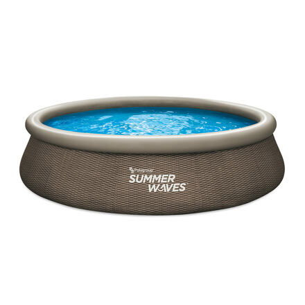 Mac Toys Rodinný bazén ratan 3,96 s filtrací