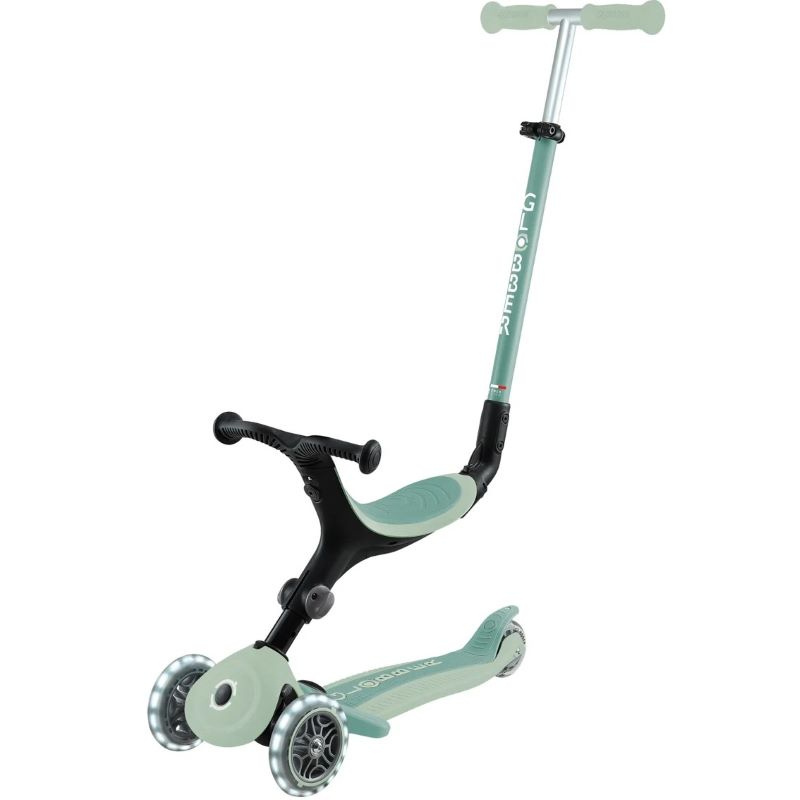 Globber go-up active lights ecologic 3v1 pistáciová