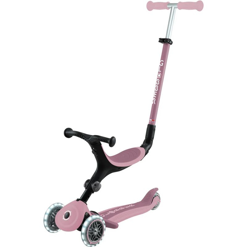 Globber GO UP active lights ecologic 3v1 koloběžka berry