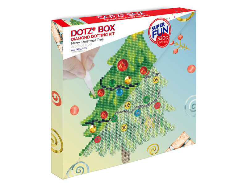 Sada Diamond Dotz Merry Christmas Tree Set