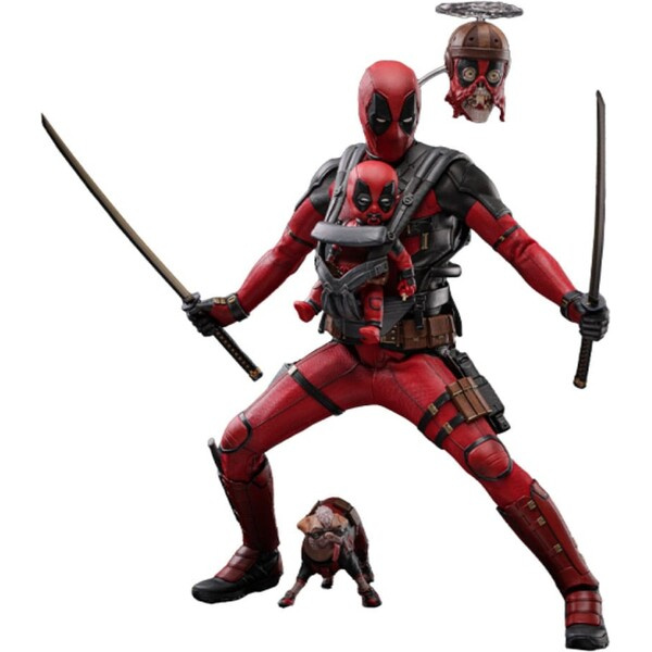 Akční figurka Hot Toys Deadpool & Wolverine - Deadpool 31 cm Vícebarevná