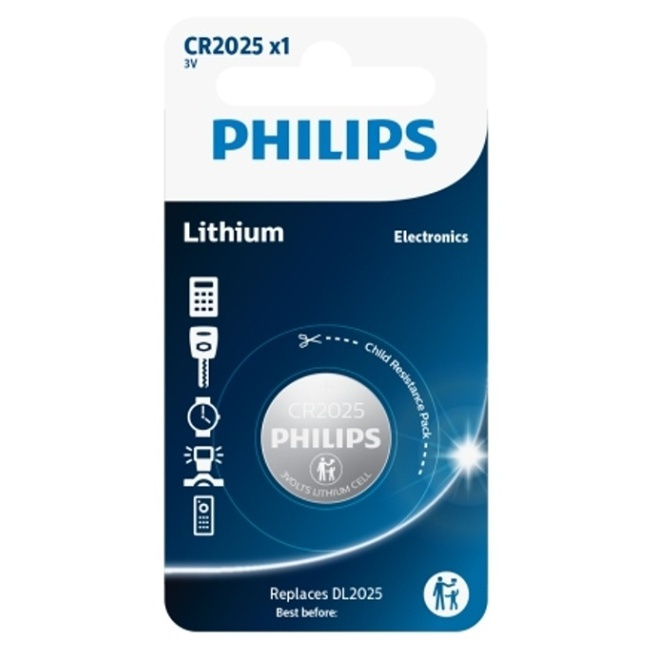 Philips CR2025 1ks CR2025/01B