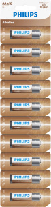 PHILIPS LR6AL10S/10 Entry Alkaline tužkové baterie 10 kusů