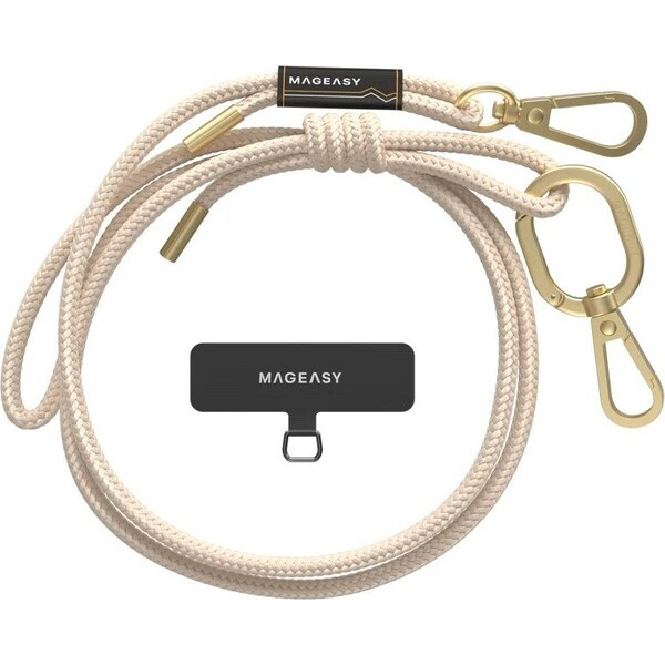 MagEasy Strap Lanyard 6mm univerzální popruh Beige