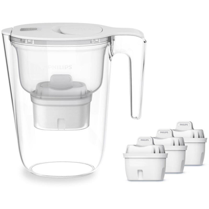 Philips Filtrační konvice AWP2933WHT s časovačem 2,6 l bílá