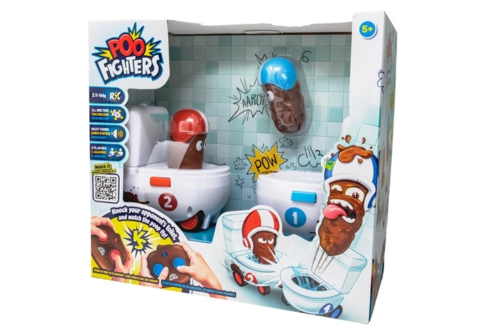 Poo Fighters – souboj záchodů na dálkové ovládání