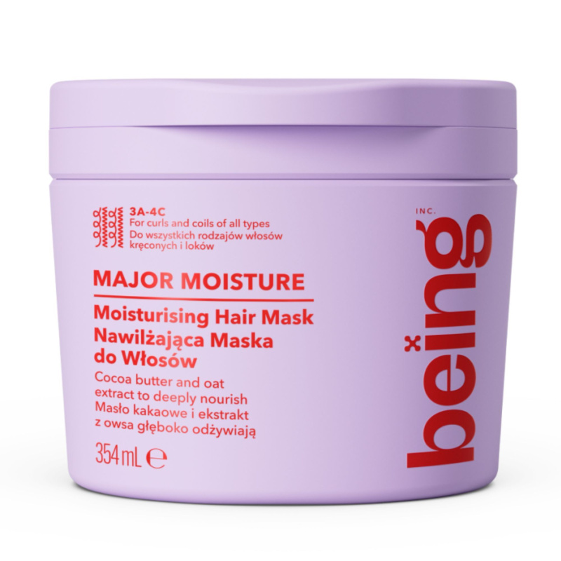 Being Maska na vlasy Major Moisture Moisturising Hair Mask 354 ml