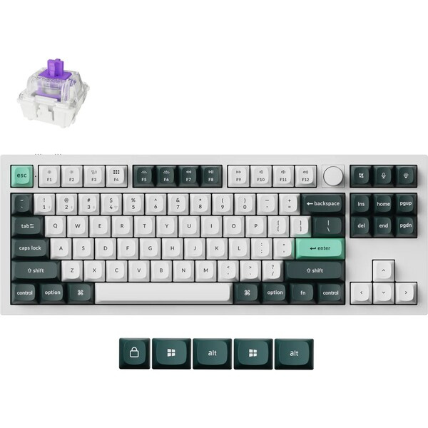 Keychron Q3 HE Q3H-P1 Bílá