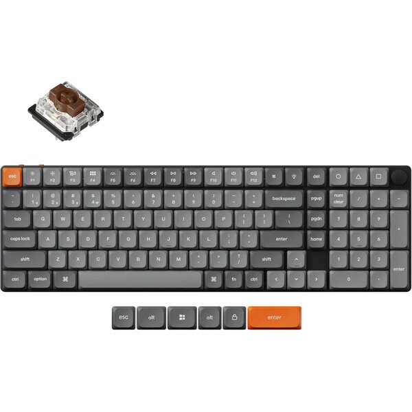 Keychron K17 Max K17M-H3 Černá